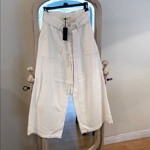 Women’s Linen Belted Pants